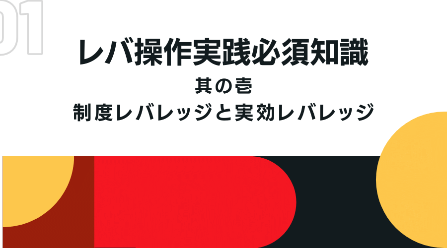 制度レバレッジと実効レバレッジ