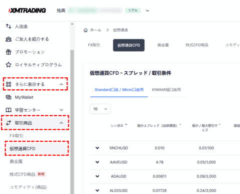 仮想通貨CFD
