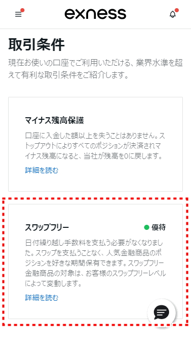 Exnessスワップポイント_スワップフリー_mb2