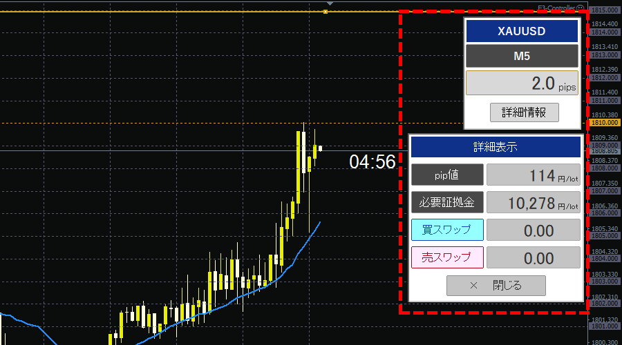 F3スカウター初期表示