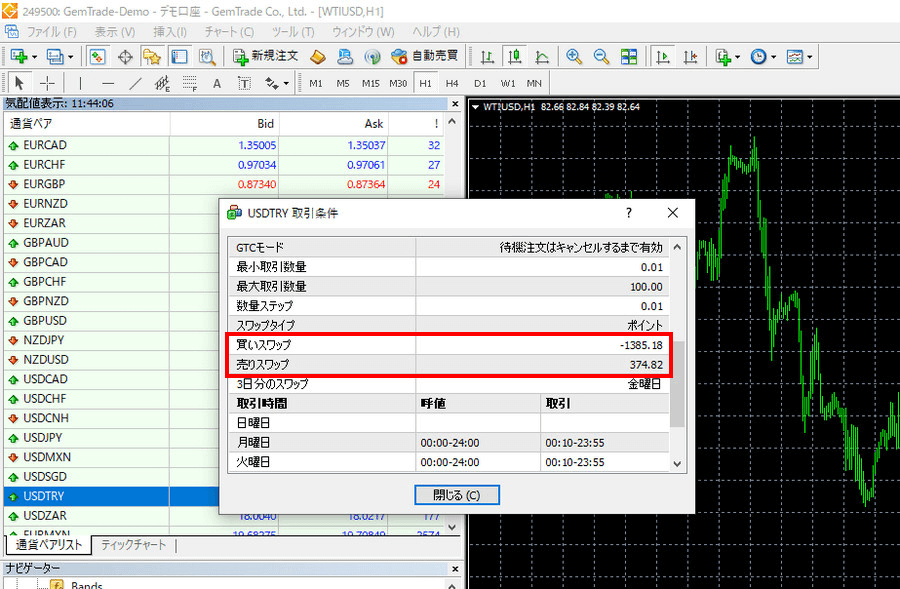 GEMFOREX_ドルトルコリラ仕様画面