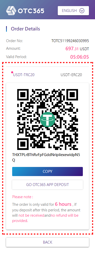 ThreeTrader入金USDTアドレスに送金_mb21