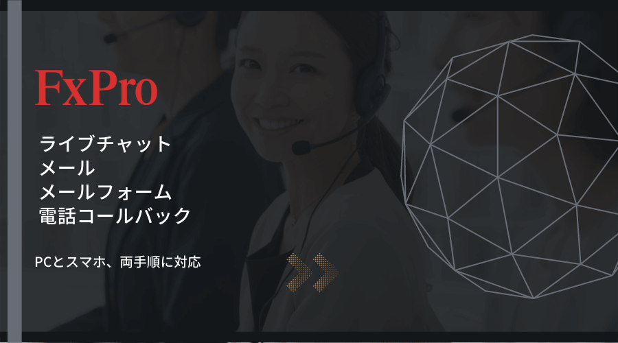 FxPro(FXプロ)日本語サポートお問い合わせガイド