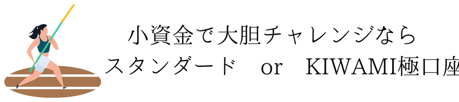 小資金で大胆チャレンジ