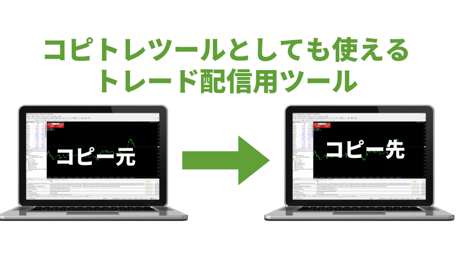 コピトレツールとしても使えるトレード配信用ツール