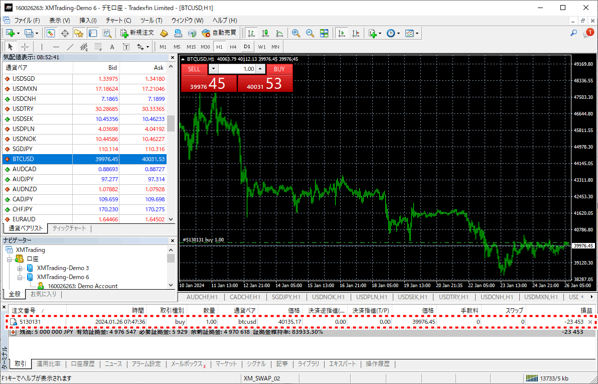 XMビットコイン_MT4注文方法_4