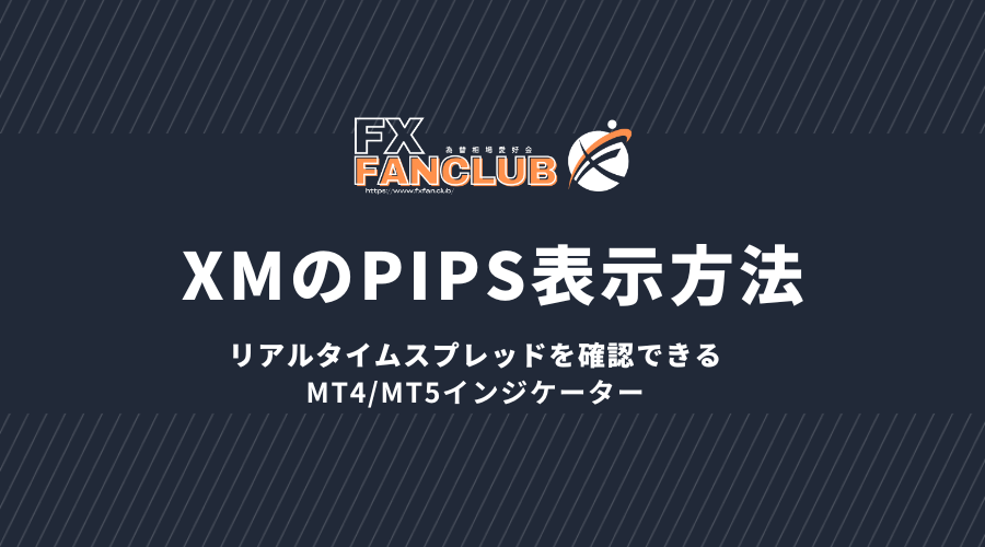 xmのpips表示方法