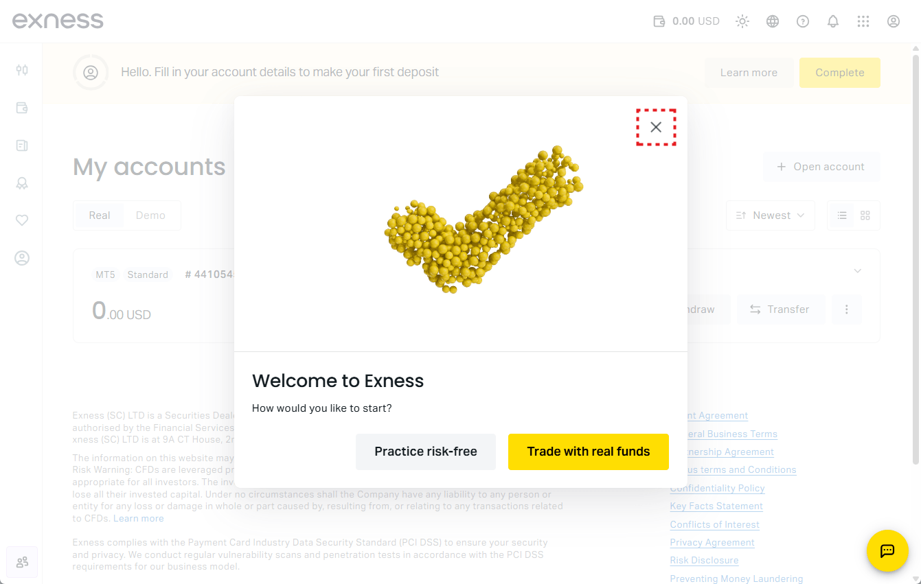 Exness_口座開設_言語選択_pc1
